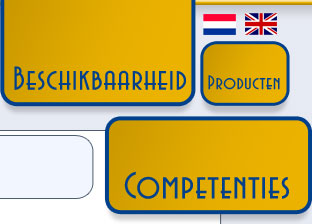 hoofdmenu - agenda, cv, producten